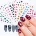10 Sheets Star Nail Art Stickers Decals Kalolary Nail Art Supplies 3D Self-Adhesive Holographic Laser Star Nail Art Sticker Five-Pointed Star Foil Paper for Nails Design Manicure