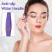 4 PCS Stainless Steel Eyebrow Tweezers Set for Men & Women - Precision Tools for Eyelashes, Splinters, Ingrown Hair Removal - Includes Iron Travel Case (Purple) - Buy Online on GoSupps.com