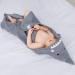 COOKY.D Bamboo Hooded Baby Bath Towel - Toddler Wearable Blanket - Shark Design - 75x75cm - Buy Online on GoSupps.com