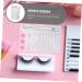 Gogogmee Magnetic Eyelash Board False Eyelashes Eyelash Display Board Lash Pallet Eyelash Holder Board Lash Extension Supplies Lash Storage Board Eyelashes Grafting Tool White Acrylic - Buy Online on GoSupps.com