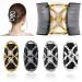 Hekobag pearls hair feasts 4 pieces of magical stretchable combs stretchy hair clips elastic pearls double hair combs to stick hair clip stretch for women and girls