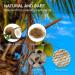 MISS FIRE Coconut Woven Bird House | Natural Coconut Cage with Cover for Parrot, Hamster, Squirrel, Rat, Lovebird, Finches - Buy Online on GoSupps.com