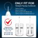 6 Pack Toothbrush Replacement Heads for WaterPik Sonic Fusion 2.0 - FitMount Flossing Brush Heads Compatible with SF-01W SF-02W SF-03 SF-04 - Pack of 6 - Buy Online on GoSupps.com