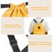Orange Large Wall Backpack with Cord | Water-Repellent Sports Bag with Shoe Compartment for Men & Women - Buy Online on GoSupps.com