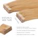 Buy Salife Tape Extensions - Real Hair 20 Pcs 50g 40cm Strawberries Blonde Silky Straight Invisible Skin Weft Tape In 40cm #16A - Buy Online on GoSupps.com