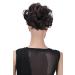 CAISHA Wavy Chocolate Brown Bun Hairpiece - DM15cm Hepburn Style Updo Hair Tie | Perfect for Elegant Hairstyles - Buy Online on GoSupps.com