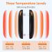 2-Pack Rechargeable Hand Warmers 10000mAh - Portable Electric Heater and Power Bank for Outdoors - Black - Buy Online on GoSupps.com