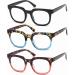Shop Oversized Reading Glasses for Women - Blue Light Blocking Retro Style Spring Hinge - 3-Pack +2.5 Strength - Buy Online on GoSupps.com