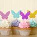24pcs Butterfly Cupcake Toppers Butterfly Baby Shower Cupcake Toppers Colorful Glitter Butterfly Cake Decoration for Girl Garden Themed Birthday/Anniversary Party Supplies - Buy Online on GoSupps.com