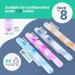 UnicomT 8-Piece Travel Toothbrush Case with Drainage Holes - Portable Plastic Holders for Camping Trips & Daily Use (Assorted Colors) - Buy Online on GoSupps.com