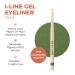 Beauty For Real I-Line 24-7 Eyeliner in Olive with Gold Shimmer, Waterproof Gel Formula, Safe for Sensitive Eyes - 0.01 oz - Buy Online on GoSupps.com