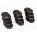 Master Massage Medium Ovular Basalt Hot Stone Massage Stones | 6.4cm x 4.6cm x 1.8cm | Premium Quality - International Shipping - Buy Online on GoSupps.com