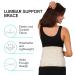 Invera Lower Back Support Brace - Lumbar Support Belt for Men & Women | Comfortable Beige Design for Pain Relief - International Shipping Available - Buy Online on GoSupps.com