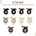 Moresoo Real Hair U-Tip Extensions | 1g Pre-Bonded Keratin Extensions | Remy Hair - #2 Color 50cm Length - Buy Online on GoSupps.com