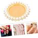 Mikinona Nail Display Board Nail Showing Board Nail Color Mixing Plate Nail Polish Plate Nail Art Manicure Nail Building Gel Nail Gel Nail Tips Display Holder Zinc Alloy Nail Plate Cosmetic 7.9X7.9X1.2CM Golden - Buy Online on GoSupps.com