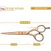 Five Star Solingen Gold-Line Offset Professional 6 Extra Sharp Rose Gold Hairdressing Scissors - Perfect for Men Women Salons & Kids - Rustproof & Ideal for Fine and Strong Hair - Buy Online on GoSupps.com