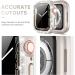  3Pack Tensea for Apple Watch Screen Protector Case Series 8 & 7 41mm Accessories iWatch Hard PC Diamond Bumper Case Built-in Tempered Glass Film Protective Bling Face Cover for Women Girls (41 mm) for 41mm only Clear/Pink Gold/Starlight - Buy Online on GoSupps.com