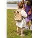 Childhome Children's Backpack - Water-Repellent 2 Compartments Removable Safety Buckle Ideal for School & Kindergarten - Beige - Buy Online on GoSupps.com