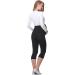 Be Mammy Maternity 3/4 Leggings XS Black - Comfortable Pregnancy Wear - Buy Online on GoSupps.com