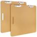 2 Pack 18 x 18 Inch Artist Sketch Tote Board MDF Drawing Board with Clips and Handle Art Boards Supplies for Drawing Painting Classroom Studio or Field Use