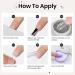 SUPWEE Solid Nail Glue Gel 18g Solid Nail Rhinestone Glue Gel for Press On Nails and Mini UV Lamp for Nail Cure Super Strong Nail Tips Glue Gel 3D Nail Art for Acrylic Decoration Clear-GTPJ - Buy Online on GoSupps.com