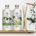 Monoi de Tahiti & Jasmine Room Fragrance Diffuser Refill Set - 1L (2x500ml) | Essential Reed Diffuser Oil for Lasting Room Scent - Buy Online on GoSupps.com