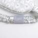 Luxury 100% Mulberry Silk Sleep Mask | Light Blocking Eye Cover | Ultra Soft Anti-Aging | Travel Bag Gift Package - Leopard Silver - Buy Online on GoSupps.com