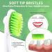 Rotating Brush 360 Rotation Extra Soft Toothbrush for Adults and Kids - Gentle Manual Adjustable with Soft Bristles - Green - Buy Online on GoSupps.com