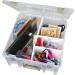ArtBin 6990SO Double Deep Super Satchel with Removable Dividers, Clear/Gold - Large Portable Art & Craft Storage - Buy Online on GoSupps.com