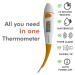 Konquest KDT-1201 Digital Medical Thermometer - Fast & Accurate Reading in 10 Seconds - Easy to Use for Babies, Children, and Adults - Oral, Armpit, Rectal - Fever Detection - Buy Online on GoSupps.com