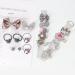 Girls Hair Accessories Gift Set - 18 Pieces Children Hair Clips for Christmas Birthday - Grey Silk Ribbon Head Ornaments - Buy Online on GoSupps.com