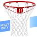 LAO XUE Basketball Net Outdoor,(7.16 oz) Professional Heavy Duty Basketball Net Replacement,All Weather Anti Whip, Suitable for Outdoor Standard 12 Loops Basketball Hoop