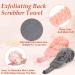 2 Pack Exfoliating Back Scrubber Double Sided with Handle - Long Body Scrub Sponge Shower Loofah for Deep Clean Body Washing - Pink Gray Soft Cloth - Women Men - Buy Online on GoSupps.com