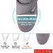 TEPtdirio Women's Wide Width Memory Foam Walking Shoes - Beige, Size 43 | Ideal for Diabetic Bunion Arthritis Plantar Fasciitis - Buy Online on GoSupps.com