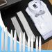 NAYAGOGO 10 PCS/ 5 Sizes Stainless Steel Collar Stays Shirt Collar Stiffeners Metallic Collar Stays Shirt Collar Stiffeners for Home Use Organizing Travel Mens Dress Shirt (5/5.6/6.3/7/ 7.6cm) - Buy Online on GoSupps.com