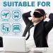 Folk Sleep Eye Mask - Memory Foam 3D Contoured Sleep Mask for Women Men - Black - Buy Online on GoSupps.com