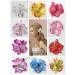 Diawell Orchid Hair Clip - White & Purple Flower Blossom Barrette Corsage Hair Accessory for International Shipping - Buy Online on GoSupps.com