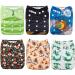 Alva Baby Diapers - Reusable & Washable | 6 Diapers + 12 Inserts (6DM09-DE) - Eco-Friendly & International Shipping - Buy Online on GoSupps.com