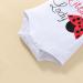 UUAISSO Baby Girls Cow Print Ruffled Outfit Set | 0-3 Months Red | Infant Clothing Gift - Buy Online on GoSupps.com