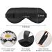 WELLDAY Black Daisy Sleep Mask - Adjustable Eye Shade Cover for Men and Women - Buy Online on GoSupps.com