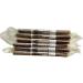 100 X Chocolate Fudge Cake Rock Sticks Handmade Traditional Rainbow Classic Sweets Retro Seaside Gift Wholesale Confectionery - Buy Online on GoSupps.com