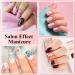4-Piece Dual Head Acrylic Nail Brush Set - Gel & Ombre Nail Art Brushes for Perfect Nail Designs - Buy Online on GoSupps.com