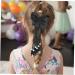 Abaodam Hair Accessories Wigs Bowknot Beaded Ponytail Long Ponytail Extension Braided Ponytail Extension for Women Diy Hair Extensions Braiding Hair To Weave Women's Extend Chemical Fiber As Shown 01 29X16CM - Buy Online on GoSupps.com