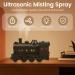 Essential Oil Diffuser 300ml Retro Train Humidifier Quiet Train Shape Aromatherapy Diffuser with Auto Shut Off Function 2 Spray/Night Light Modes Portable Mini Humidifier for Home Office Bedroom - Buy Online on GoSupps.com