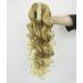 IMISSU Long Curly Claw Ponytail Clip On Hair Extension Pony Tail Hair Piece (Ombre Blonde 27T613) - Buy Online on GoSupps.com