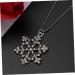 COLLBATH A Necklace Necklaces Women Pendant Necklace Snowflake Necklace Accessories Sweater Chain Miss Long - Buy Online on GoSupps.com