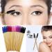 guohanfsh 50Pcs Makeup Brushes Eyelash Brush Disposable Mascara Wands Applicator Eye Lashes Eyebrow Cosmetic Tool Rose Red - Buy Online on GoSupps.com