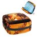 GIAPB Period Bag Sanitary Napkin Storage Bag Period Pouch Travel Makeup Bag Beach Sunset Scenery Color5303