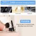 EYECURL Heated Eyelash Curler Heated Lash Curler Eyelash Curler Heated for Perfect Curls Every Time - Long Lasting Makeup Intelligent Power Off (Moka Black/Champagne Gold X8-132MM) - Buy Online on GoSupps.com