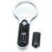 3X Magnifying Glass with 45x Loupe | LED Lighted Magnifier for Reading, Jewelers Loupe, Coins | Handheld Magnifying Glass for Labels - Buy Online on GoSupps.com